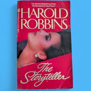 The Storyteller Paperback 1987 Harold Robbins New York Life Love Sexually Charge